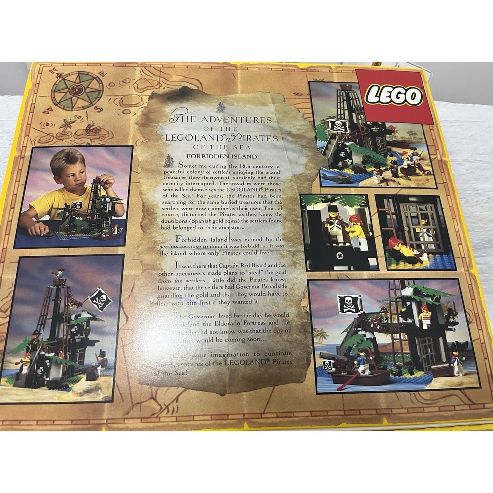 Vintage Lego Box Set 6270 Forbidden Island With Original Box And Instructions - Picture 8 of 8
